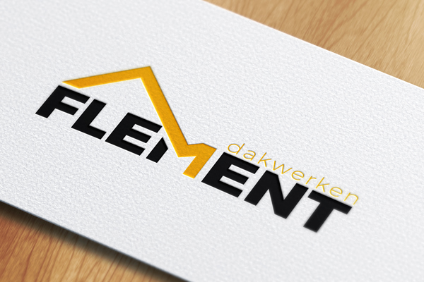 Communicatiebureau Solid Designs uit Gent ontwerp logo voor dakwerken Flement