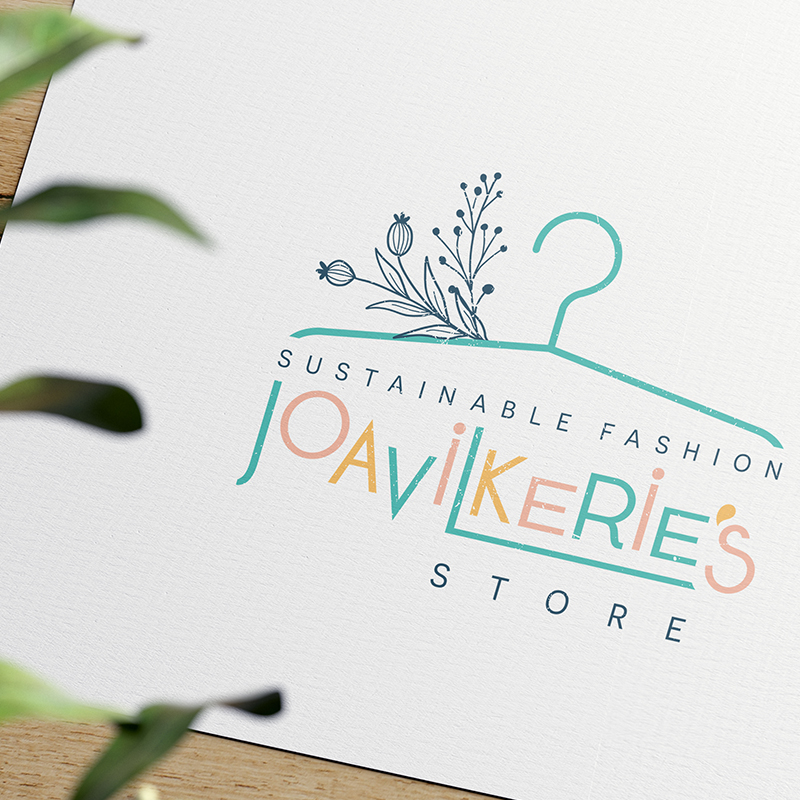 Logo en huisstijl voor Joavilkerie's Clothes gemaakt door creatief communicatiebureau regio Gent