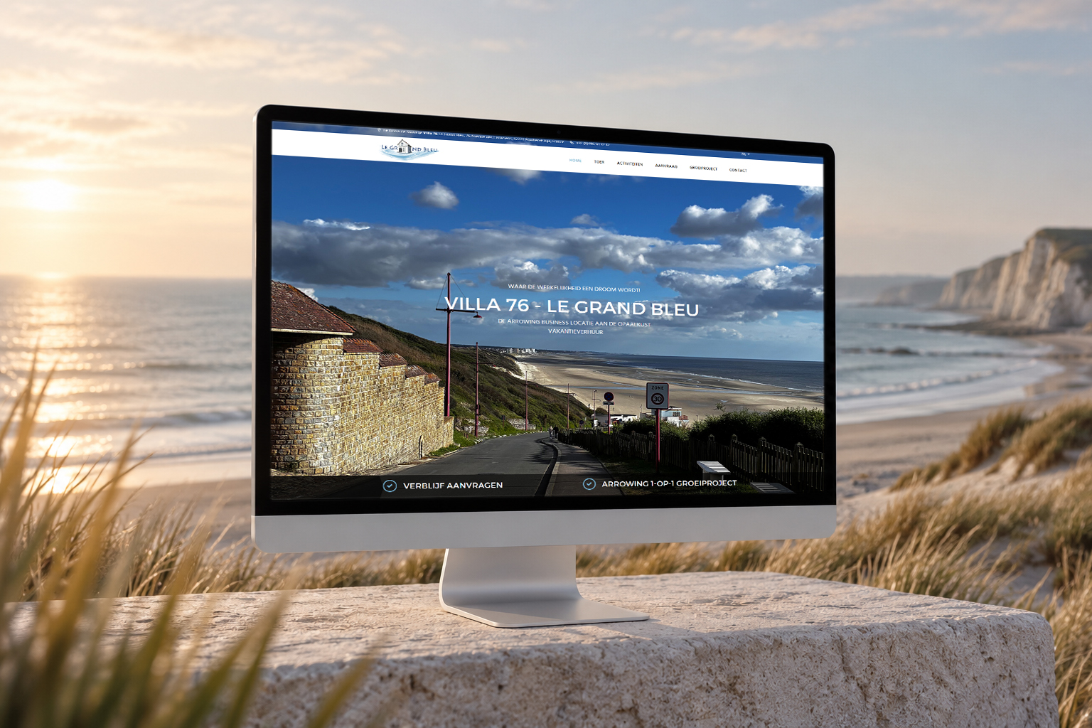 Communicatiebureau uit Gent maakt nieuwe website voor unieke vakantiewoning in de Opaalkust te Frankrijk
